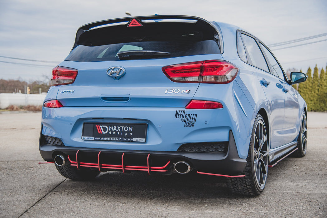 Maxton Design Street Pro Rear Diffuser V.1 Hyundai I30 N Mk3 Hatchback