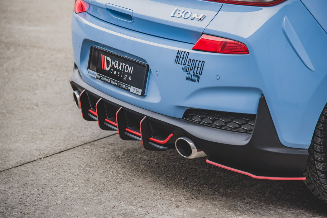Maxton Design Street Pro Rear Diffuser V.1 Hyundai I30 N Mk3 Hatchback