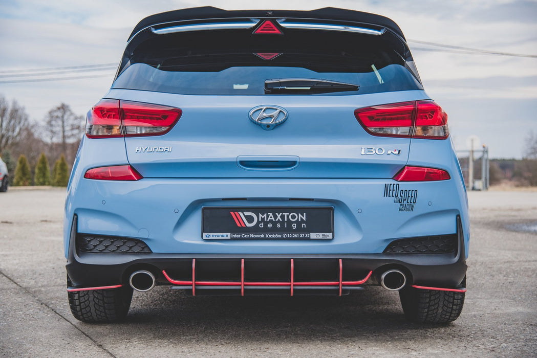 Maxton Design Street Pro Rear Diffuser V.1 Hyundai I30 N Mk3 Hatchback
