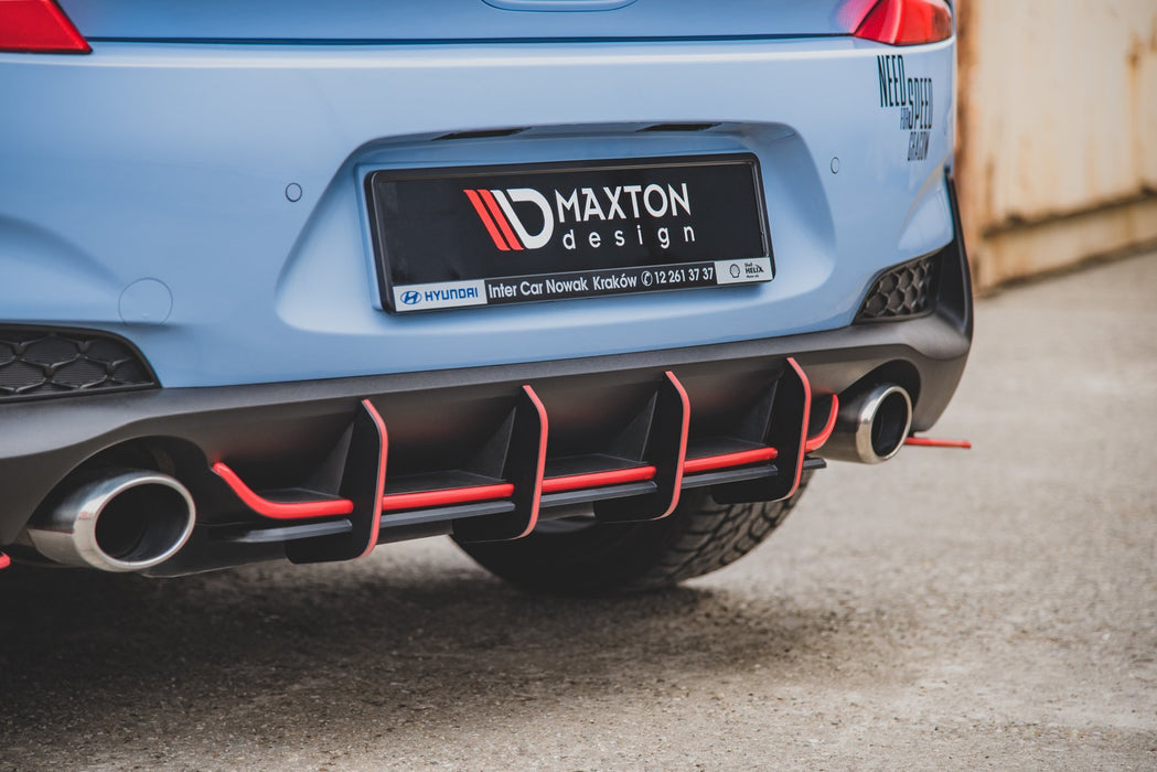 Maxton Design Street Pro Rear Diffuser V.1 Hyundai I30 N Mk3 Hatchback