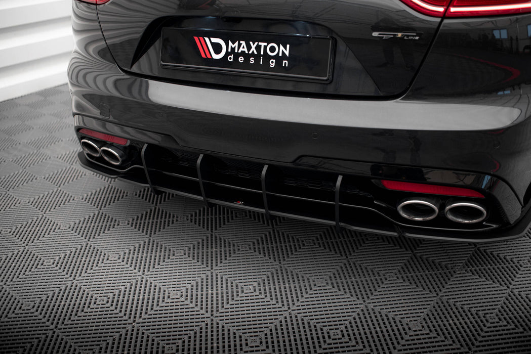 Maxton Design Street Pro Rear Diffuser V.1 Kia Stinger GT / GT-Line  Mk1