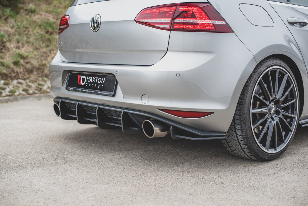 Maxton Design Street Pro Rear Diffuser V.1 VW Golf 7 GTI