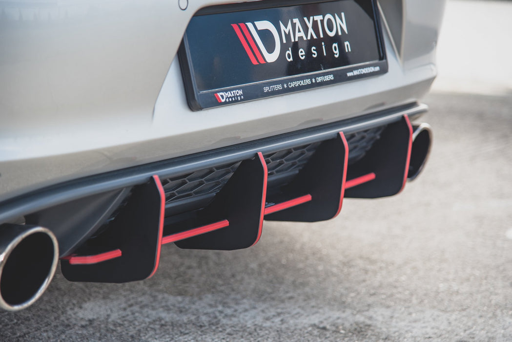 Maxton Design Street Pro Rear Diffuser V.1 VW Golf 7 GTI