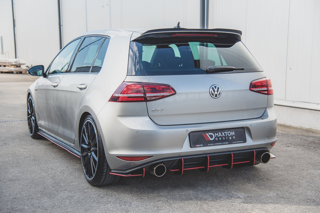 Maxton Design Street Pro Rear Diffuser V.1 VW Golf 7 GTI
