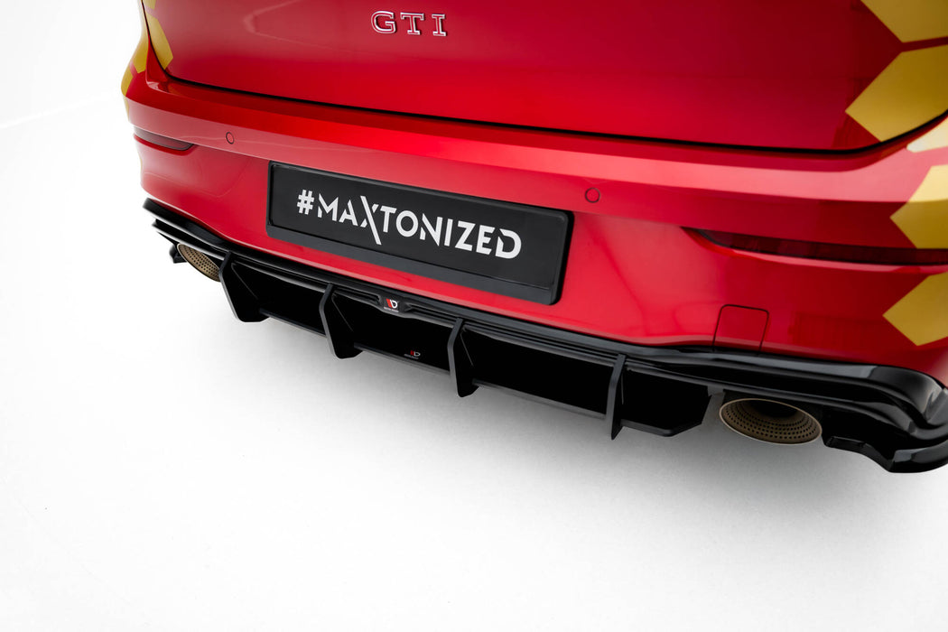 Maxton Design Street Pro Rear Diffuser V.1 Volkswagen Golf GTI Clubsport Mk8 Facelift