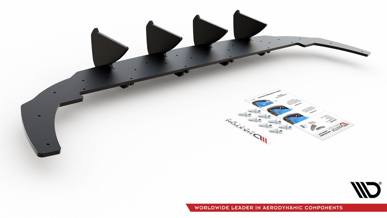 Maxton Design Street Pro Rear Diffuser V.1 Volkswagen Golf Mk8