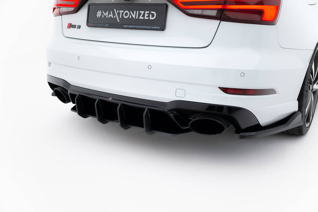 Maxton Design Street Pro Rear Diffuser V.2 Audi RS3 Sedan 8V Facelift