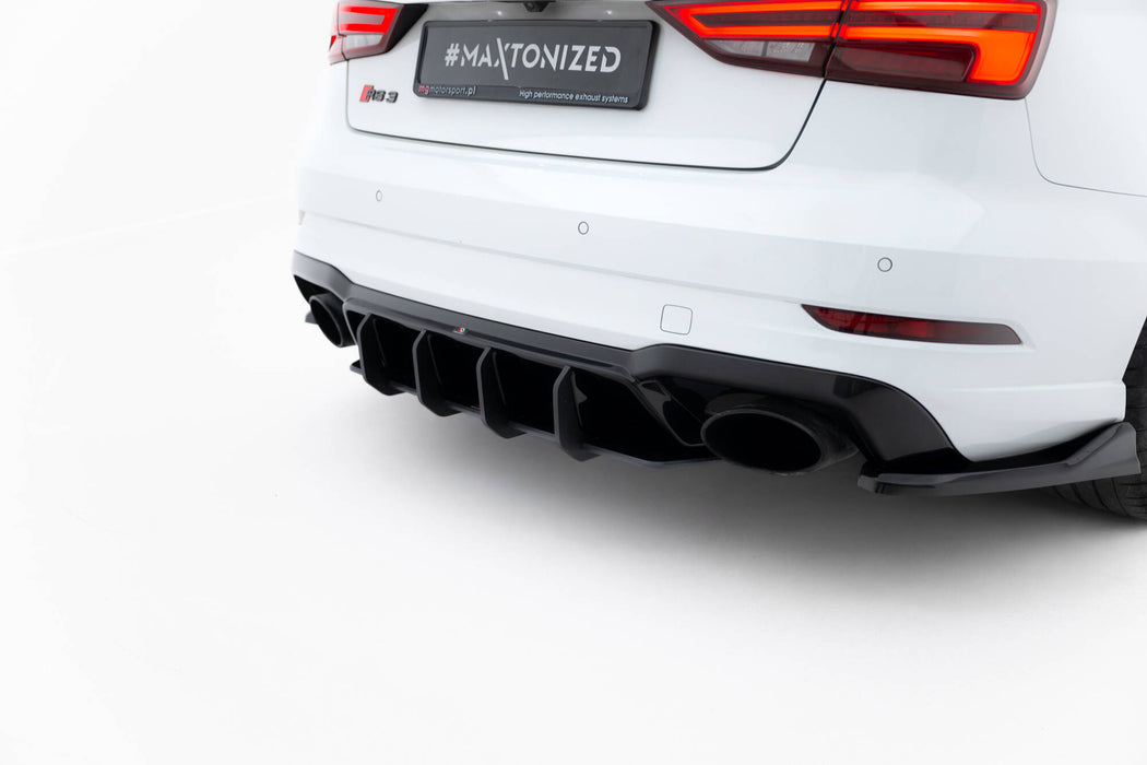 Maxton Design Street Pro Rear Diffuser V.2 Audi RS3 Sedan 8V Facelift