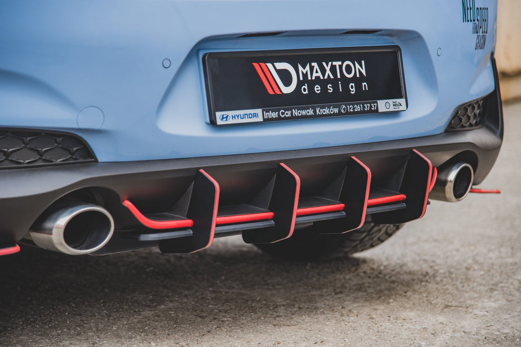 Maxton Design Street Pro Rear Diffuser V.2 Hyundai I30 N Mk3 Hatchback