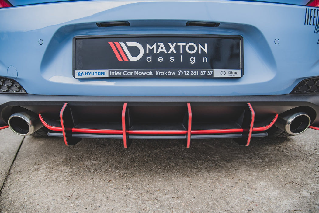 Maxton Design Street Pro Rear Diffuser V.2 Hyundai I30 N Mk3 Hatchback