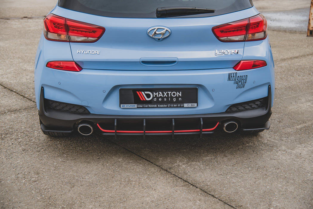 Maxton Design Street Pro Rear Diffuser V.2 Hyundai I30 N Mk3 Hatchback