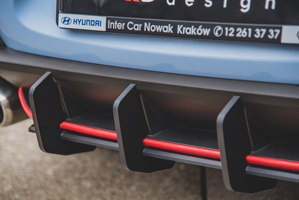Maxton Design Street Pro Rear Diffuser V.2 Hyundai I30 N Mk3 Hatchback