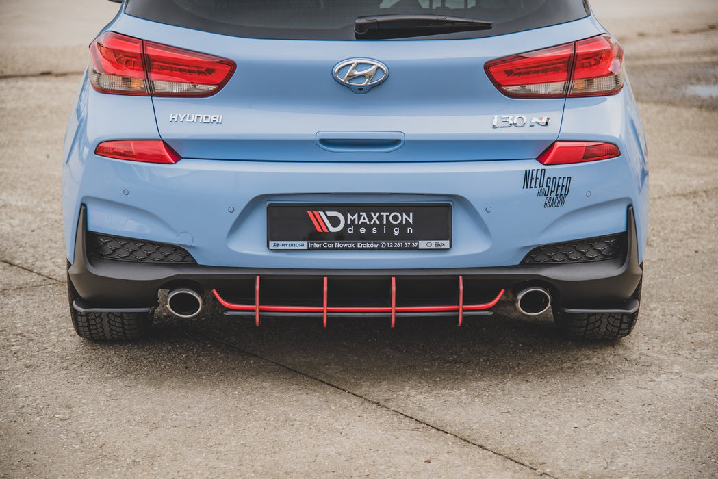 Maxton Design Street Pro Rear Diffuser V.2 Hyundai I30 N Mk3 Hatchback