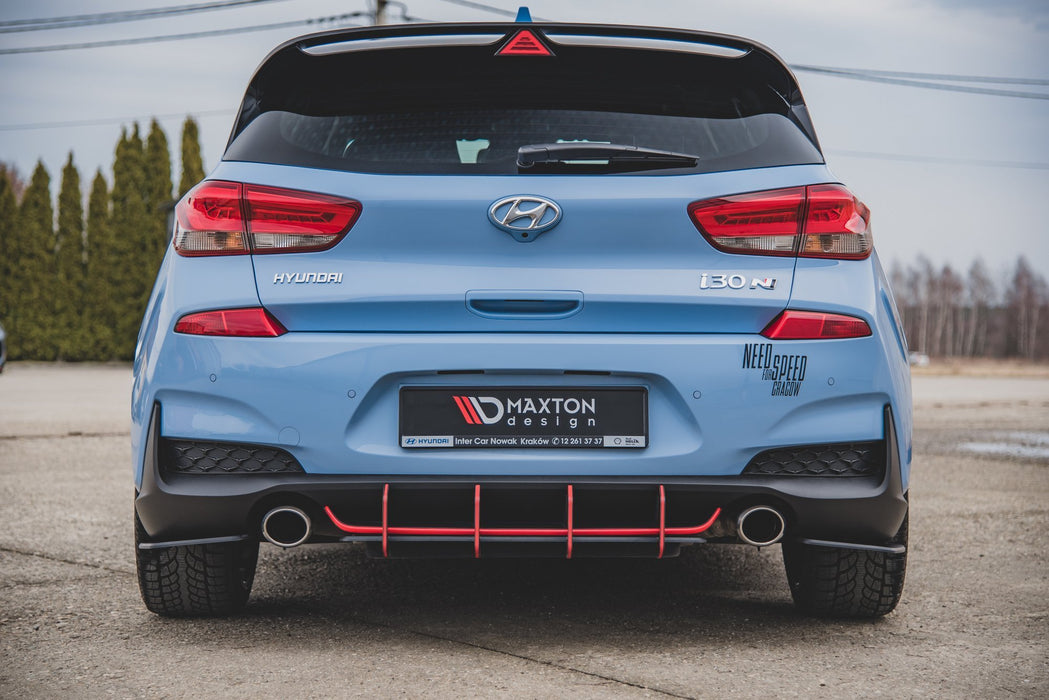 Maxton Design Street Pro Rear Diffuser V.2 Hyundai I30 N Mk3 Hatchback