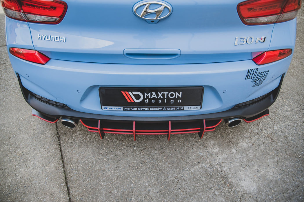 Maxton Design Street Pro Rear Diffuser V.2 Hyundai I30 N Mk3 Hatchback