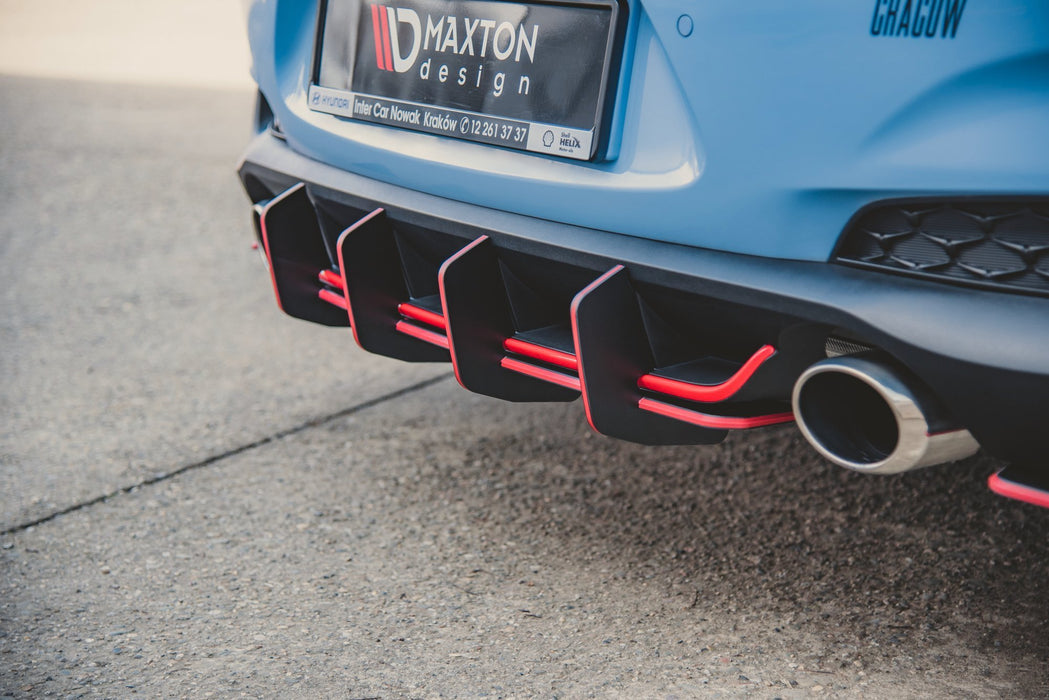Maxton Design Street Pro Rear Diffuser V.2 Hyundai I30 N Mk3 Hatchback