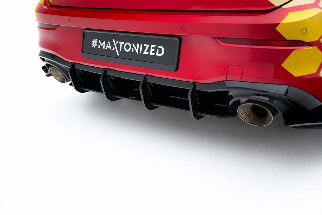 Maxton Design Street Pro Rear Diffuser V.2 Volkswagen Golf GTI Clubsport Mk8 Facelift