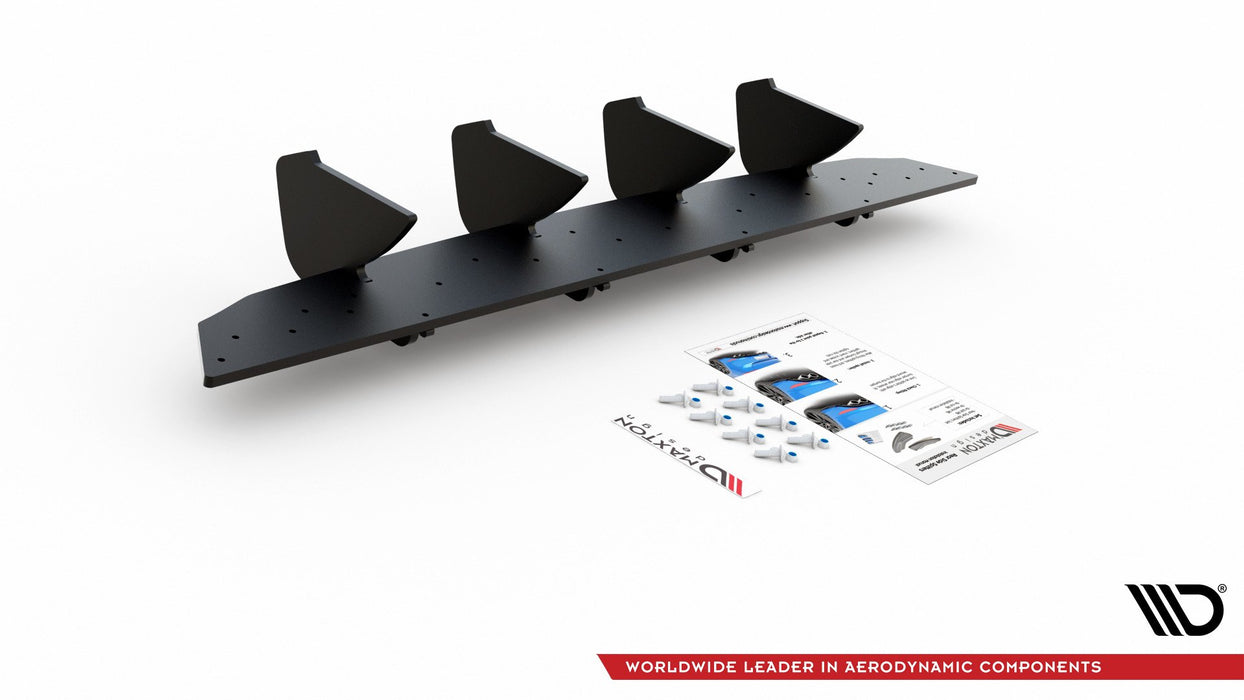 Maxton Design Street Pro Rear Diffuser V.2 Volkswagen Golf Mk8