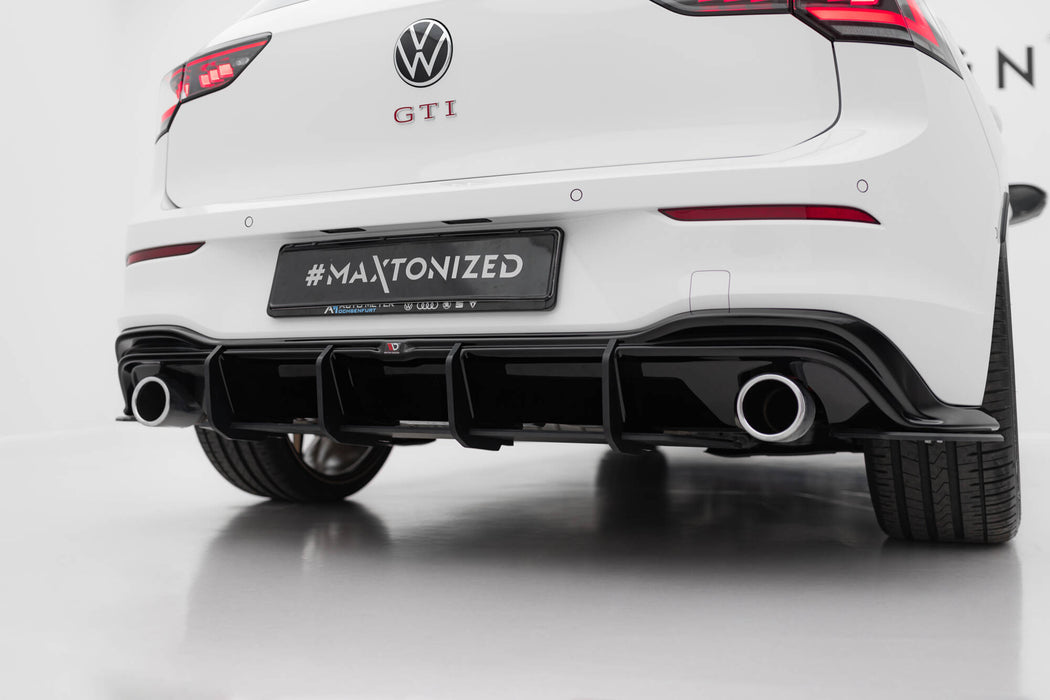 Maxton Design Street Pro Rear Diffuser V.4 Volkswagen Golf GTI Mk8