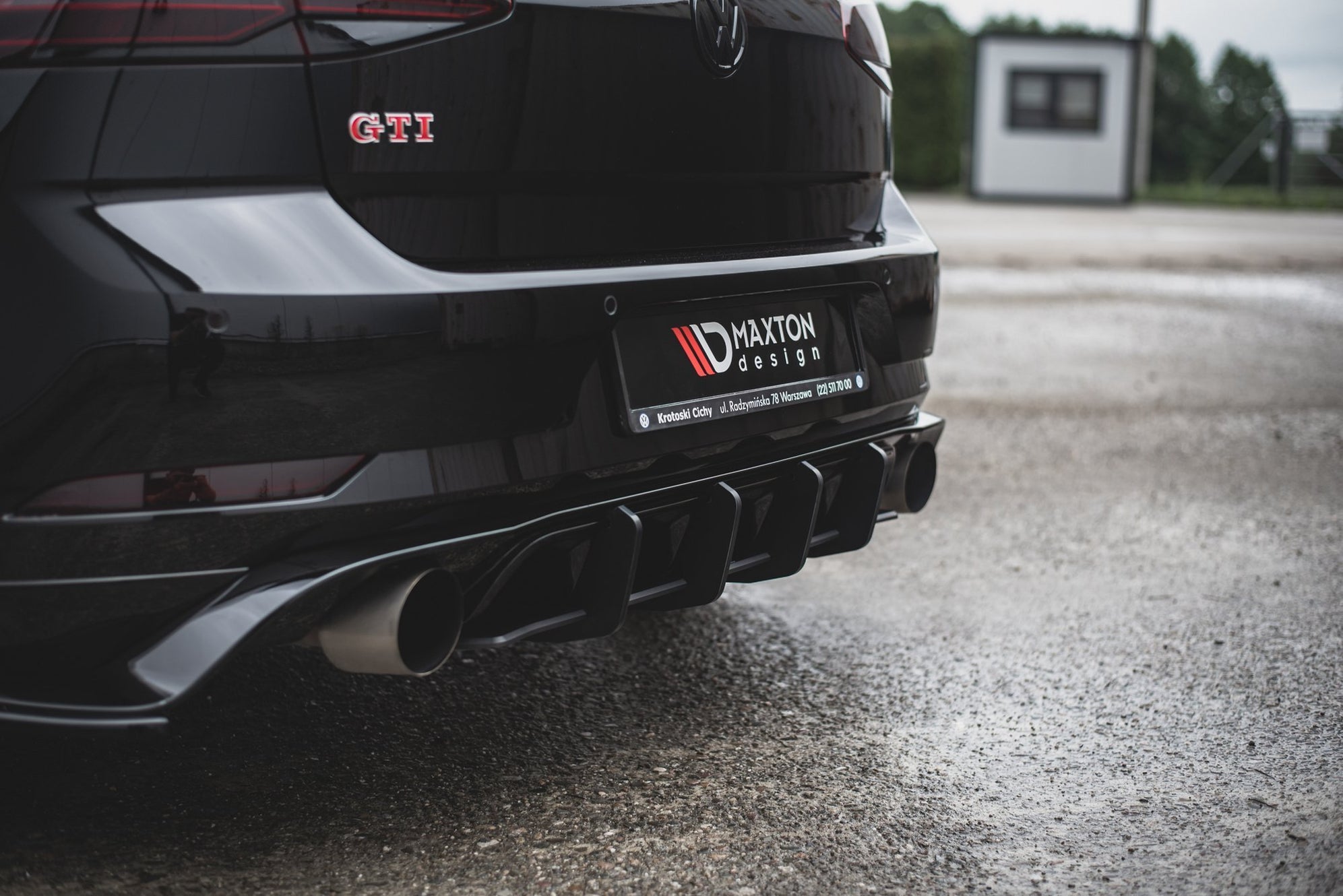Buy Maxton Design Street Pro Rear Diffuser VW Golf 7 GTI TCR | MAXTON ...