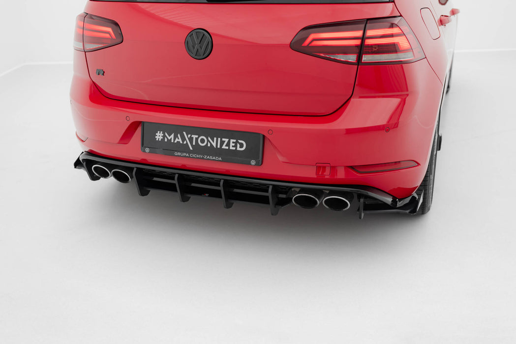 Maxton Design Street Pro Rear Diffuser Volkswagen Golf R Mk7 Facelift