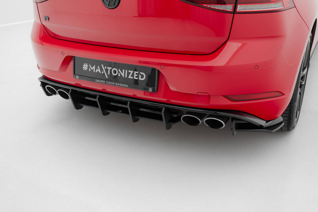 Maxton Design Street Pro Rear Diffuser Volkswagen Golf R Mk7 Facelift