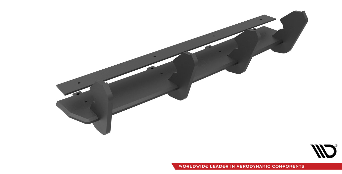 Maxton Design Street Pro Rear Diffuser Volkswagen Golf R Mk7 Facelift