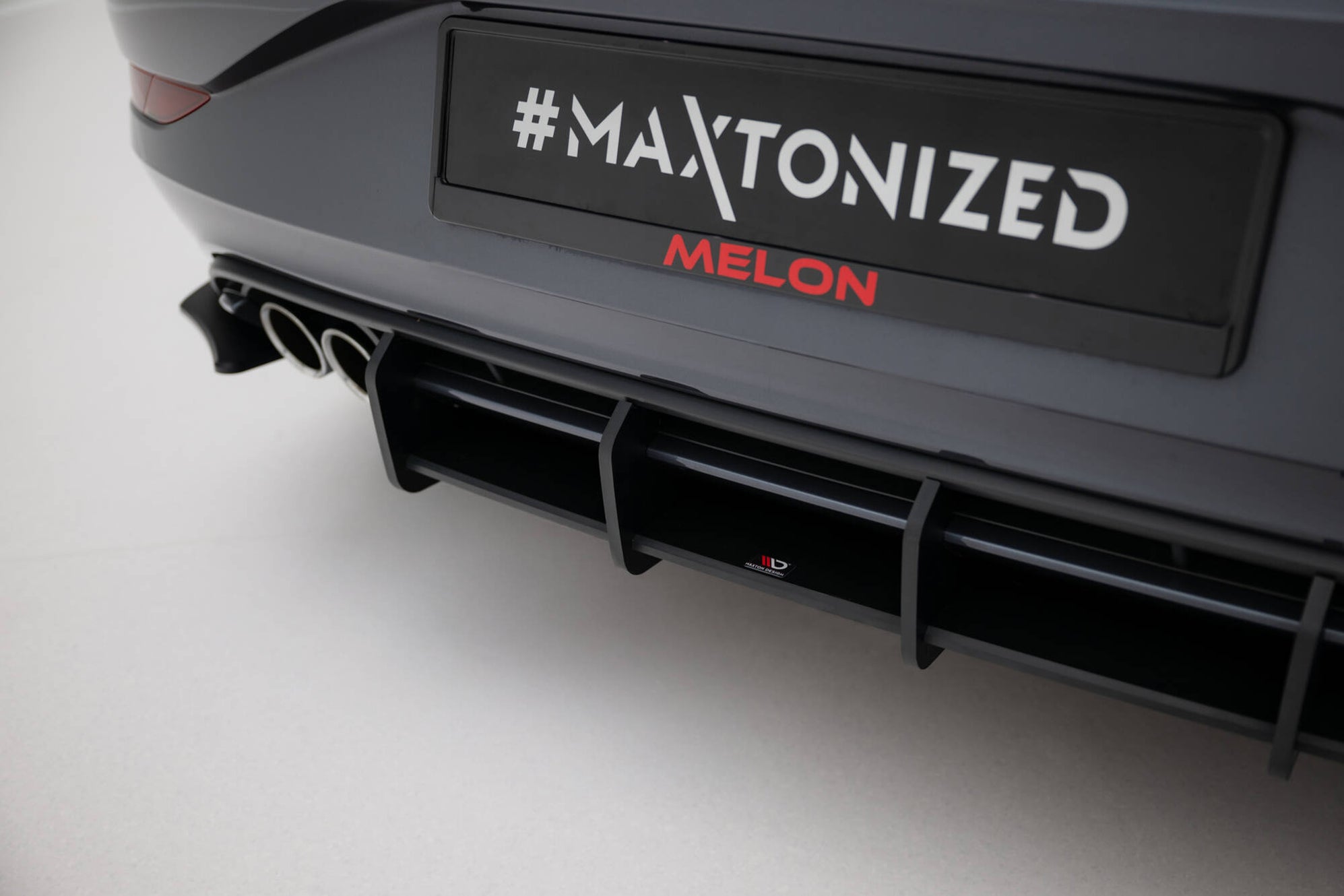 Maxton Design Street Pro Rear Diffuser Volkswagen Polo GTI Mk6 Facelif ...