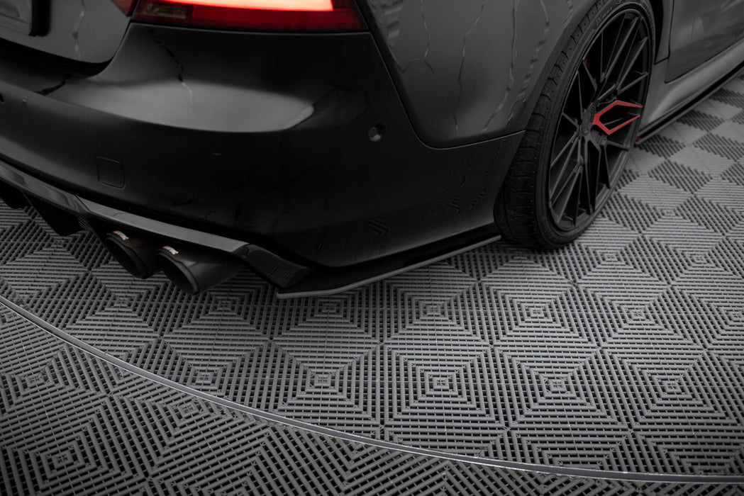Maxton Design Street Pro Rear Side Splitters Audi A7 S-Line C7