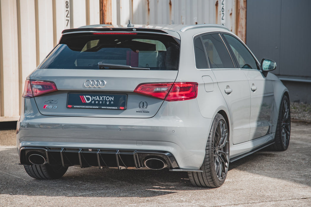 Maxton Design Street Pro Rear Side Splitters Audi RS3 8V Sportback