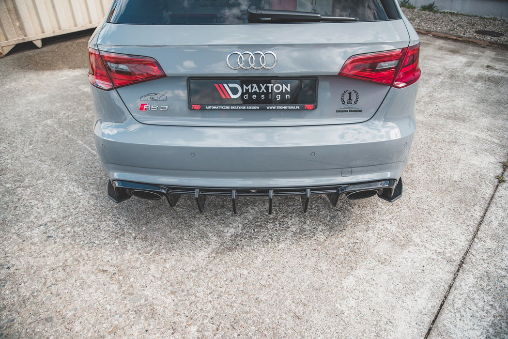 Maxton Design Street Pro Rear Side Splitters Audi RS3 8V Sportback