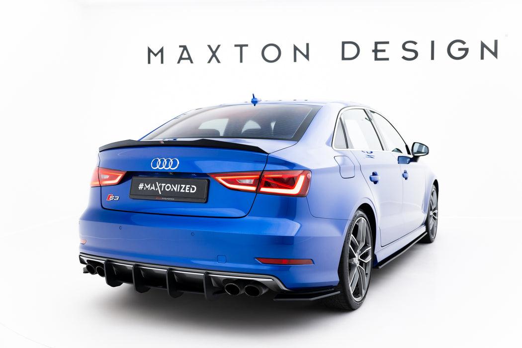 Maxton Design Street Pro Rear Side Splitters  Audi S3 Sedan 8V
