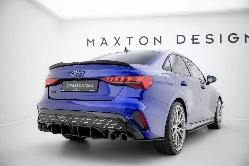 Maxton Design Street Pro Rear Side Splitters  Audi S3 Sedan 8Y Facelift