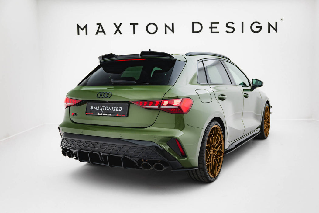 Maxton Design Street Pro Rear Side Splitters  Audi S3 Sportback 8Y Facelift