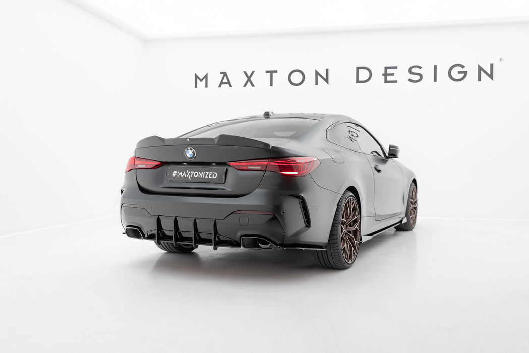 Maxton Design Street Pro Rear Side Splitters  BMW M440i  G22 / G23 / G22 Facelift / G23 Facelift
