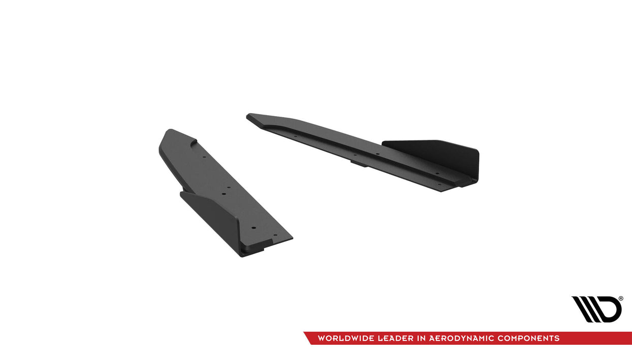 Maxton Design Street Pro Rear Side Splitters + Flaps Audi A7 S-Line C7