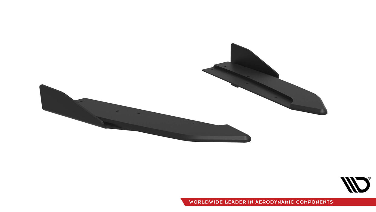Maxton Design Street Pro Rear Side Splitters + Flaps Audi A7 S-Line C7
