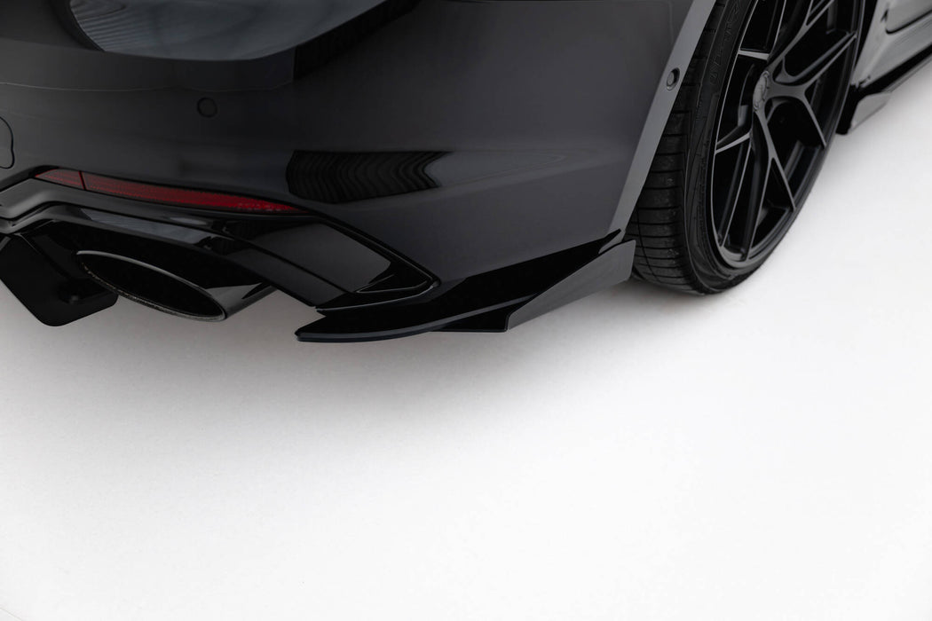 Maxton Design Street Pro Rear Side Splitters + Flaps Audi RS5 Sportback F5