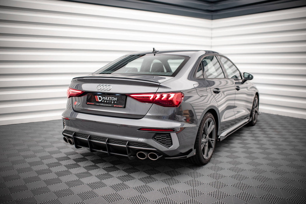 Maxton Design Street Pro Rear Side Splitters + Flaps Audi S3 Sedan 8Y