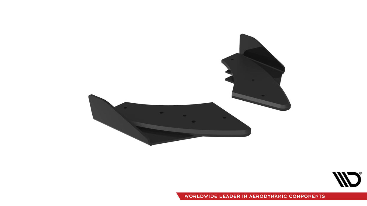 Maxton Design Street Pro Rear Side Splitters + Flaps Audi S3 Sportback 8Y Facelift
