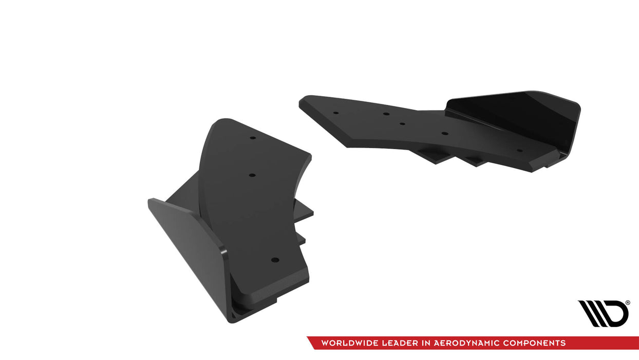Maxton Design Street Pro Rear Side Splitters + Flaps Audi S3 Sportback 8Y Facelift