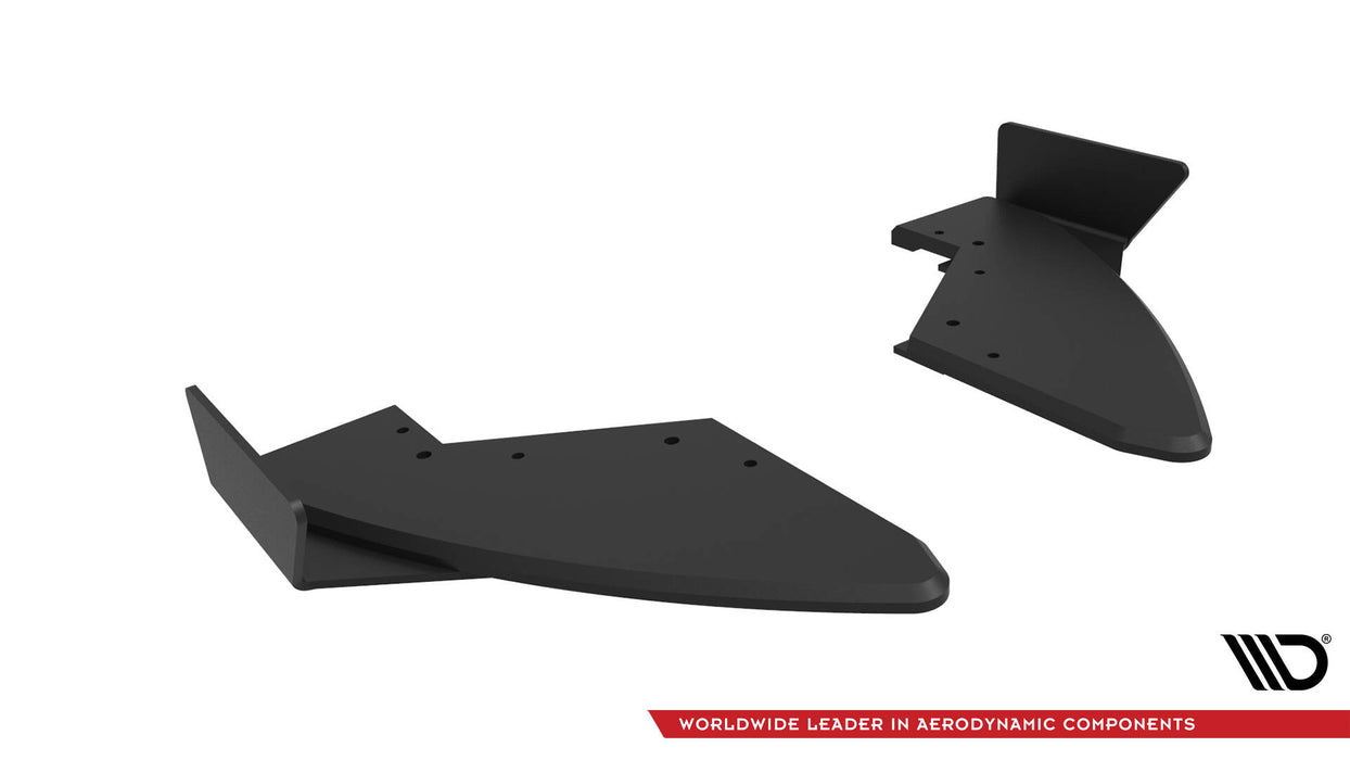 Maxton Design Street Pro Rear Side Splitters + Flaps Audi TT S 8S Facelift