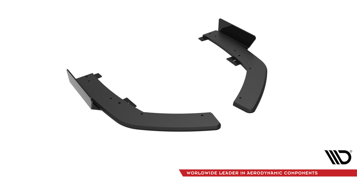Maxton Design Street Pro Rear Side Splitters + Flaps BMW 2 Coupe M-Pack G42