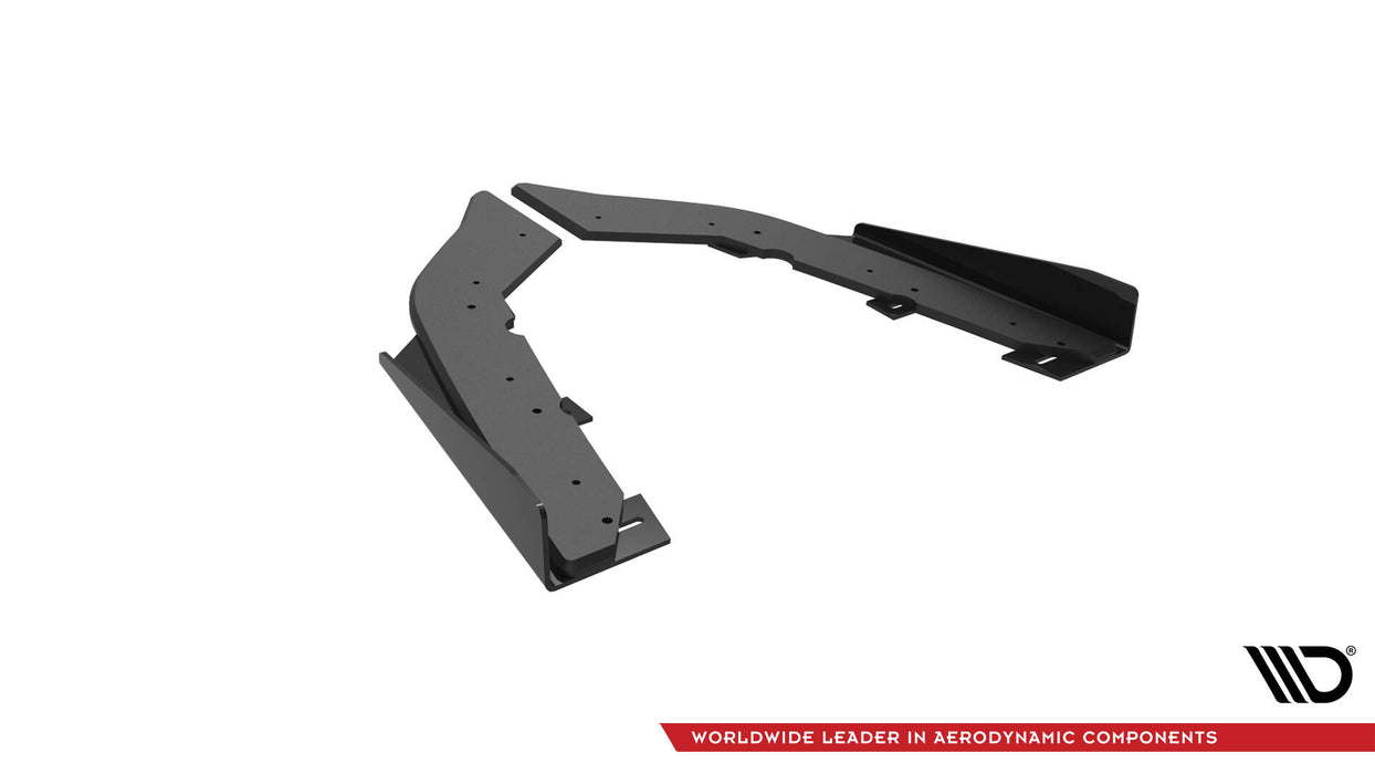 Maxton Design Street Pro Rear Side Splitters + Flaps BMW 435i Coupe M-Pack F32