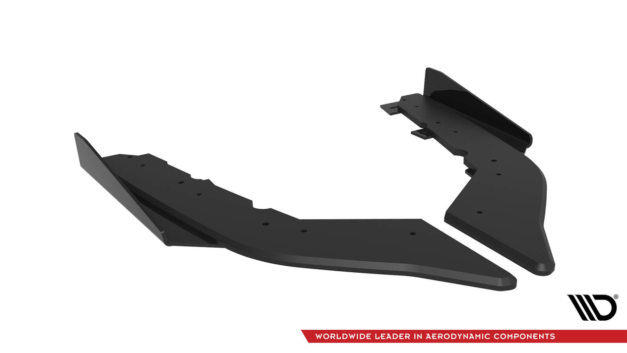 Maxton Design Street Pro Rear Side Splitters + Flaps BMW 435i Coupe M-Pack F32
