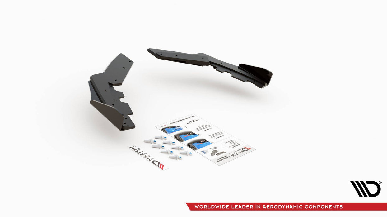 Maxton Design Street Pro Rear Side Splitters + Flaps BMW M135i F20