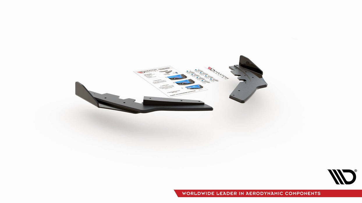 Maxton Design Street Pro Rear Side Splitters + Flaps BMW M135i F20