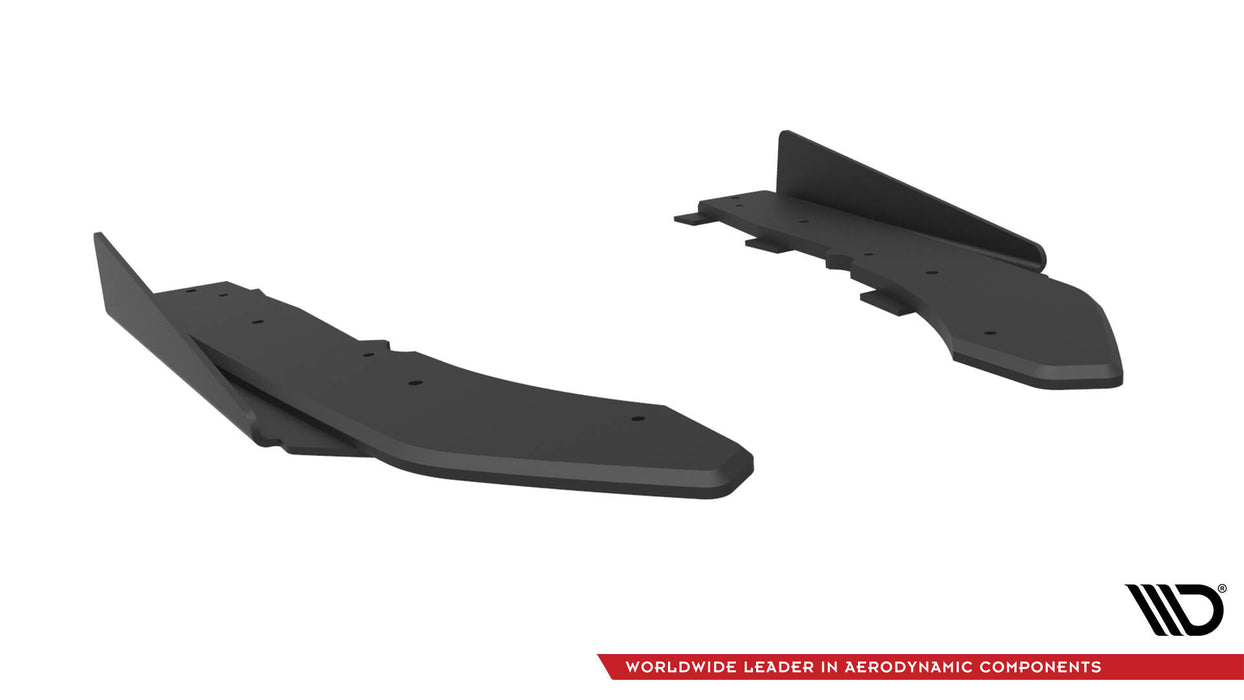 Maxton Design Street Pro Rear Side Splitters + Flaps BMW M440i  G22 / G23 / G22 Facelift / G23 Facelift