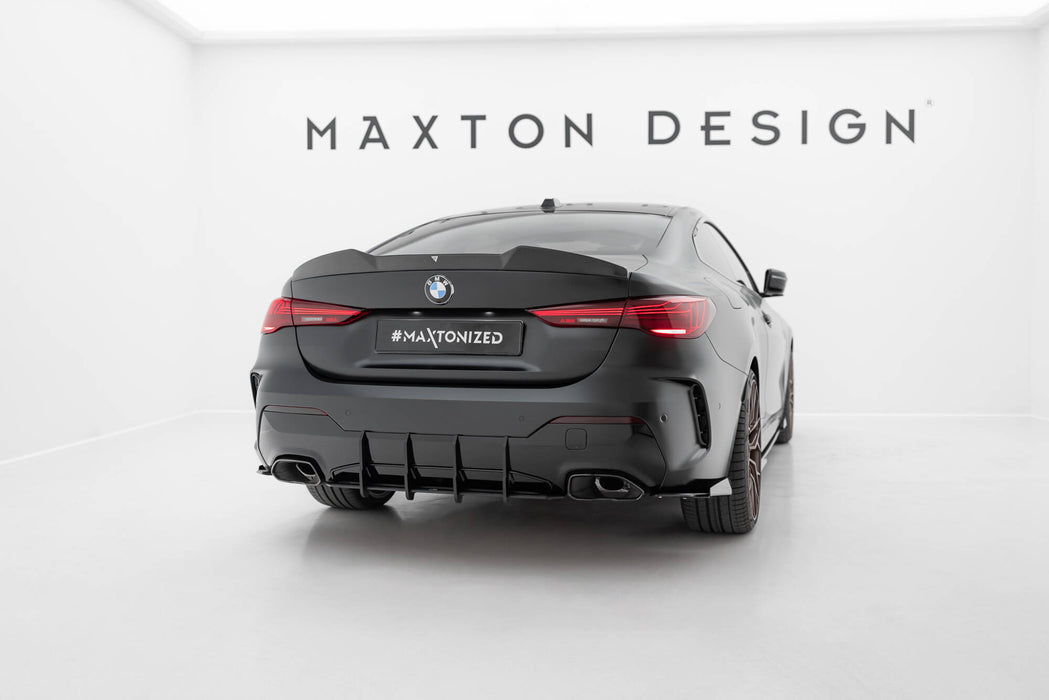 Maxton Design Street Pro Rear Side Splitters + Flaps BMW M440i  G22 / G23 / G22 Facelift / G23 Facelift
