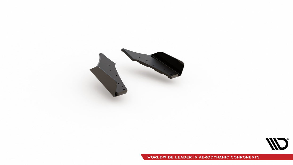 Maxton Design Street Pro Rear Side Splitters + Flaps Ford Focus ST Mk4